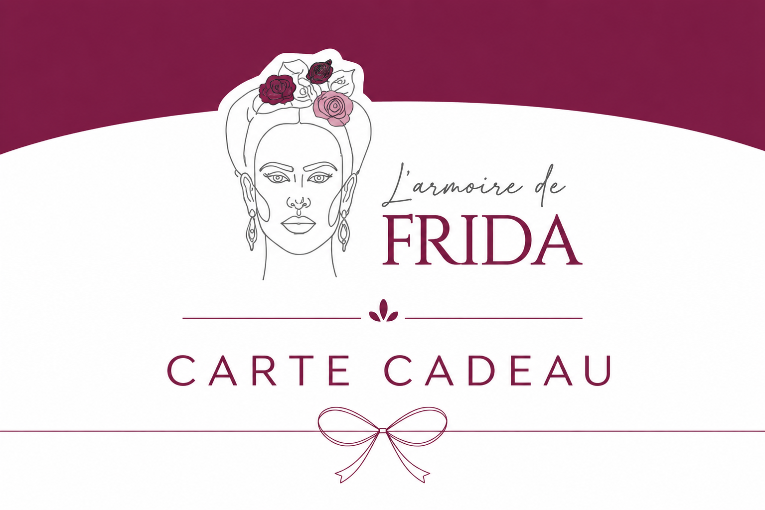 Carte-cadeau l'armoire de Frida